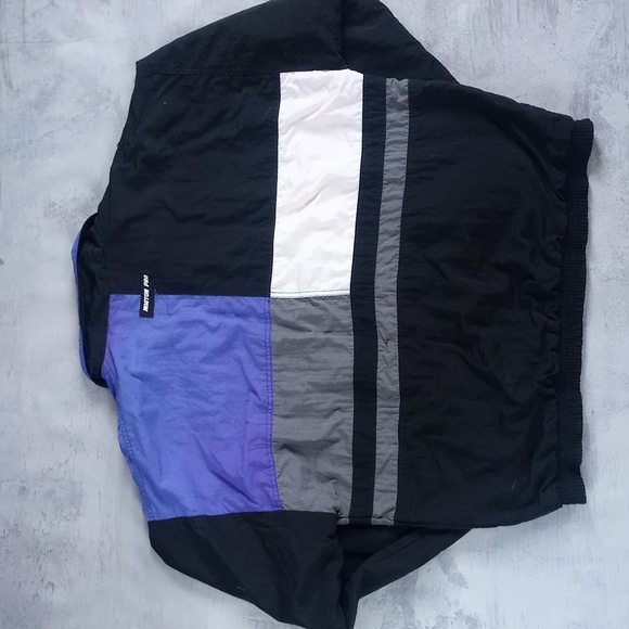 Vintage 90s Hip Hop Style Windbreaker With Husky Head  UNISEX - Picture 6 of 8